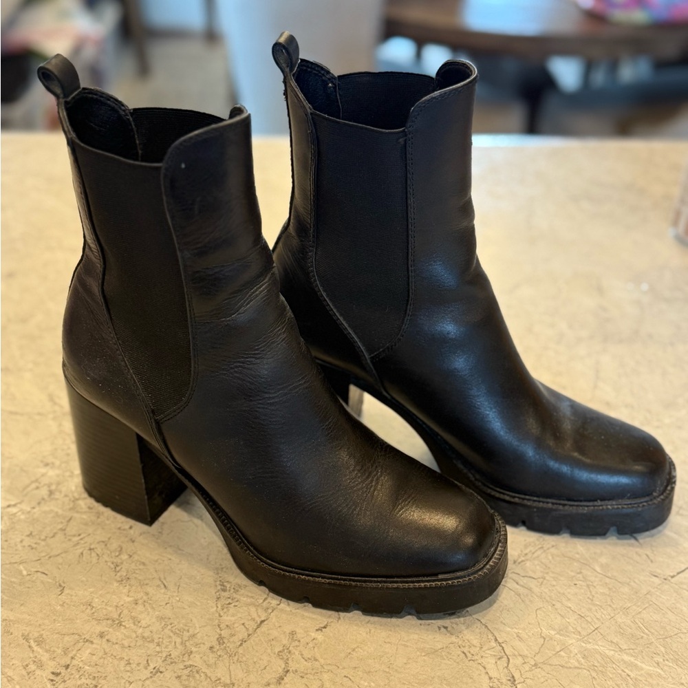 Sam Edelman Black Heeled Boots